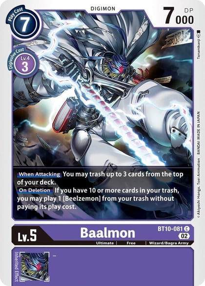 Baalmon, Xros Encounter BT10-081 C
