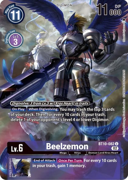 Beelzemon (Alternate Art), Xros Encounter BT10-082 U