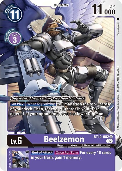 Beelzemon, Xros Encounter BT10-082 U