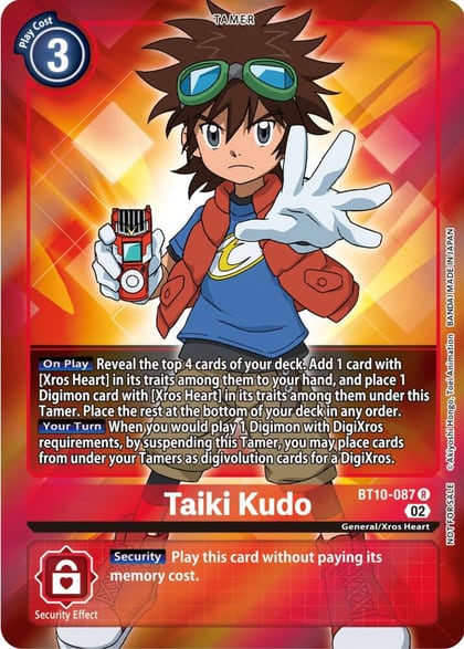 Taiki Kudo (Box Topper), Xros Encounter BT10-087 R