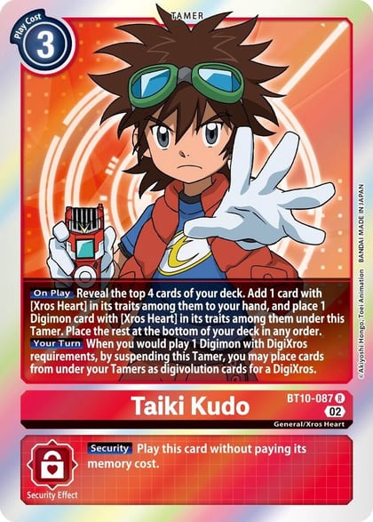 Taiki Kudo, Xros Encounter BT10-087 R