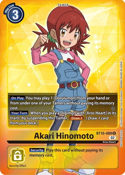 Akari Hinomoto (Box Topper), Xros Encounter BT10-089 R