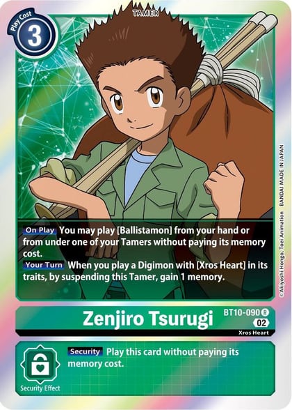 Zenjiro Tsurugi, Xros Encounter BT10-090 R