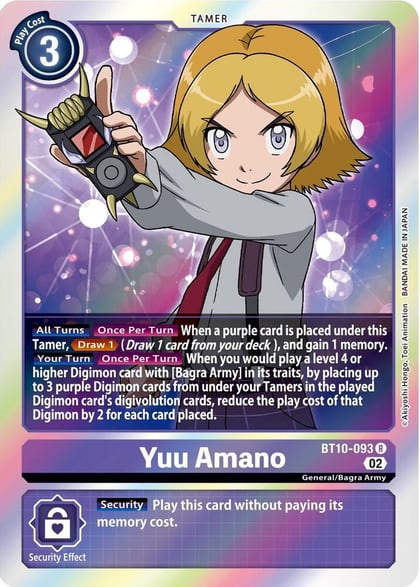 Yuu Amano, Xros Encounter BT10-093 R