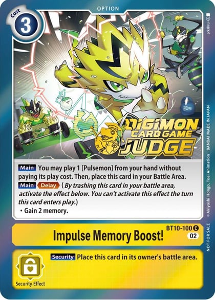 Impulse Memory Boost! (Judge Pack 3), Xros Encounter BT10-100 C
