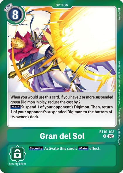 Gran del Sol (Event Pack 5), Xros Encounter BT10-103 U