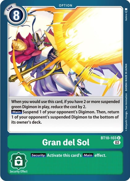 Gran del Sol, Xros Encounter BT10-103 U