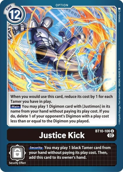 Justice Kick, Xros Encounter BT10-106 U
