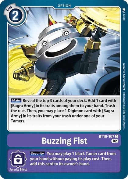 Buzzing Fist, Xros Encounter BT10-107 C
