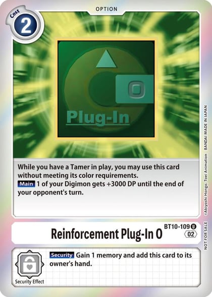 Reinforcement Plug-In 0 (Event Pack 4), Xros Encounter BT10-109 U