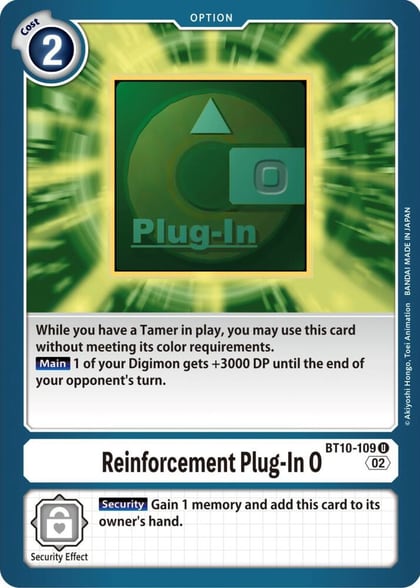Reinforcement Plug-In 0, Xros Encounter BT10-109 U