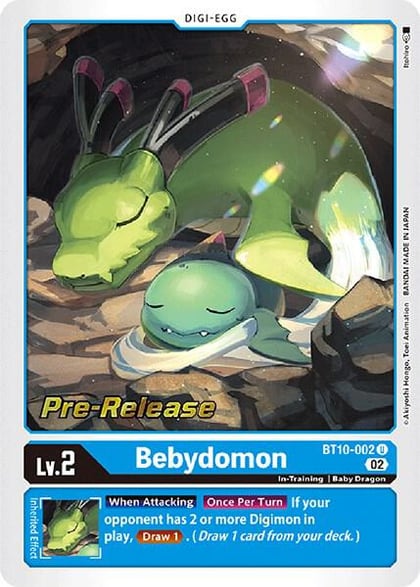 Bebydomon, Xros Encounter Pre-Release Cards BT10-002 U