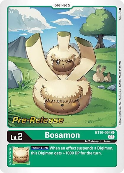 Bosamon, Xros Encounter Pre-Release Cards BT10-004 U