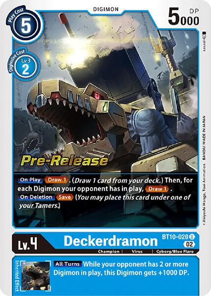 Deckerdramon, Xros Encounter Pre-Release Cards BT10-020 U
