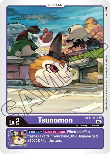 Tsunomon, Dimensional Phase BT11-006 C