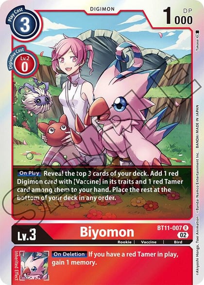 Biyomon, Dimensional Phase BT11-007 R