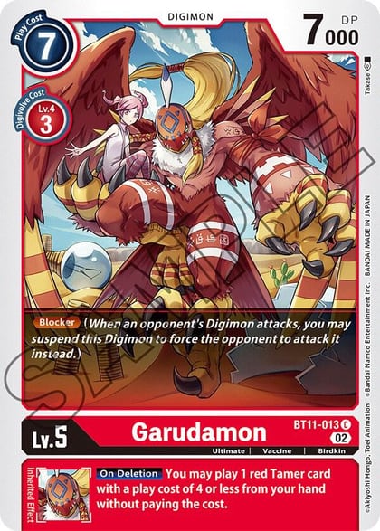 Garudamon, Dimensional Phase BT11-013 C