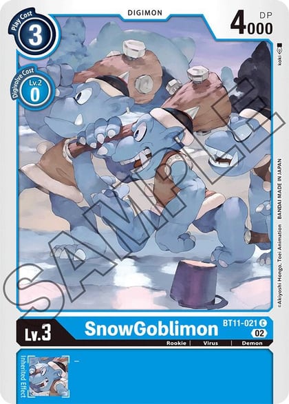 SnowGoblimon, Dimensional Phase BT11-021 C