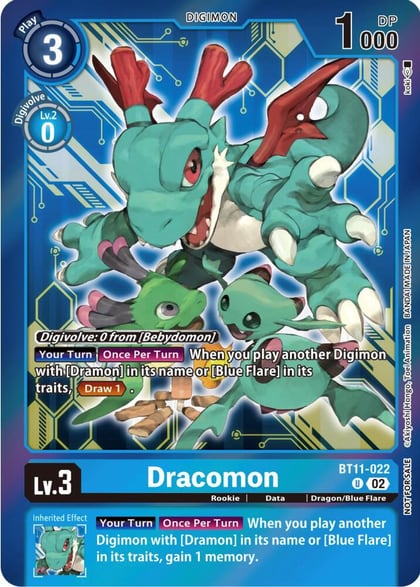 Dracomon (Event Pack 5), Dimensional Phase BT11-022 U