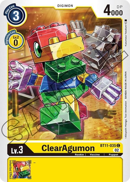 ClearAgumon, Dimensional Phase BT11-035 C