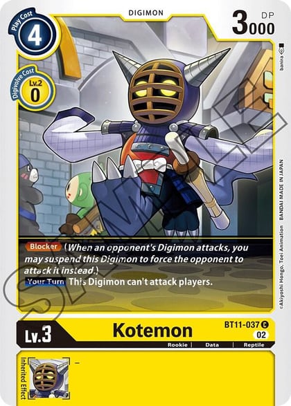 Kotemon, Dimensional Phase BT11-037 C