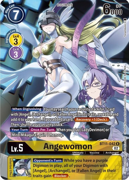 Angewomon (Alternate Art), Dimensional Phase BT11-042 R