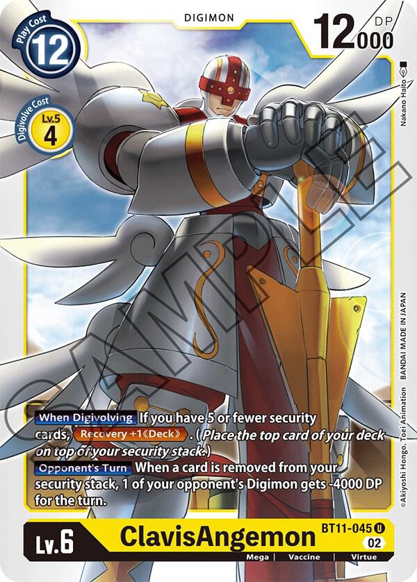 ClavisAngemon, Dimensional Phase BT11-045 U