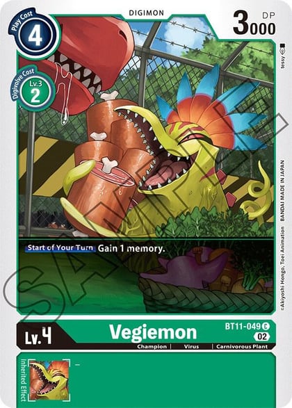 Vegiemon, Dimensional Phase BT11-049 C