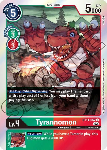 Tyrannomon, Dimensional Phase BT11-052 R