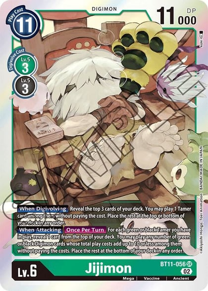 Jijimon, Dimensional Phase BT11-056 SR