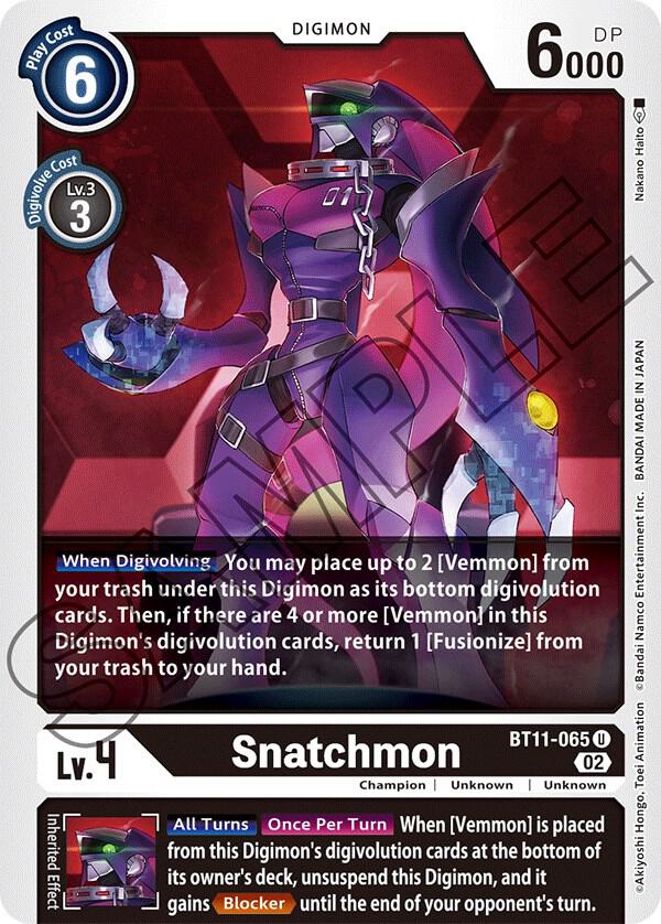 Snatchmon, Dimensional Phase BT11-065 U