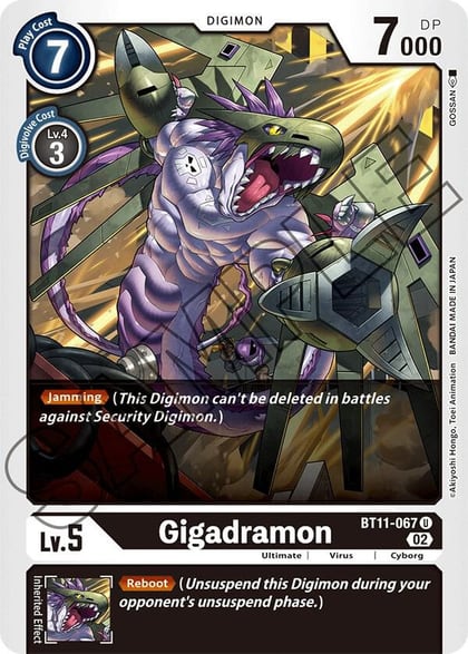 Gigadramon, Dimensional Phase BT11-067 U