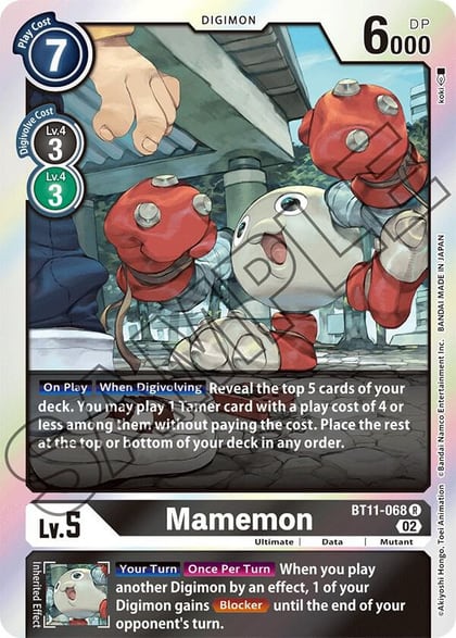 Mamemon, Dimensional Phase BT11-068 R