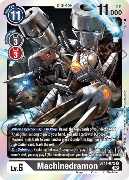 Machinedramon, Dimensional Phase BT11-072 R