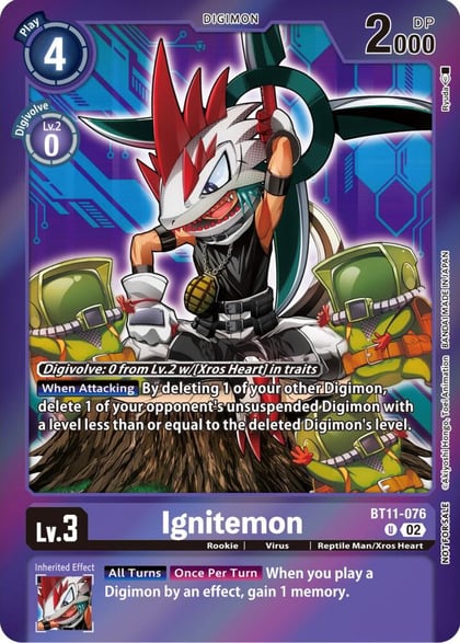 Ignitemon (Event Pack 5), Dimensional Phase BT11-076 U