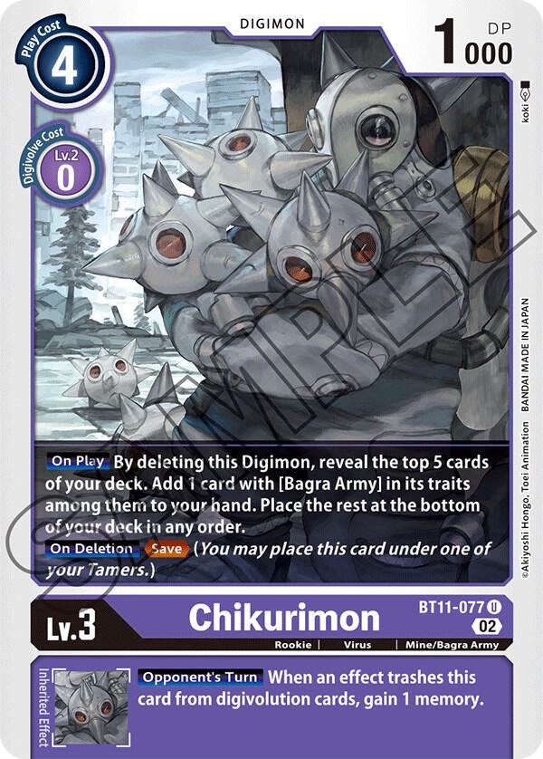 Chikurimon, Dimensional Phase BT11-077 U