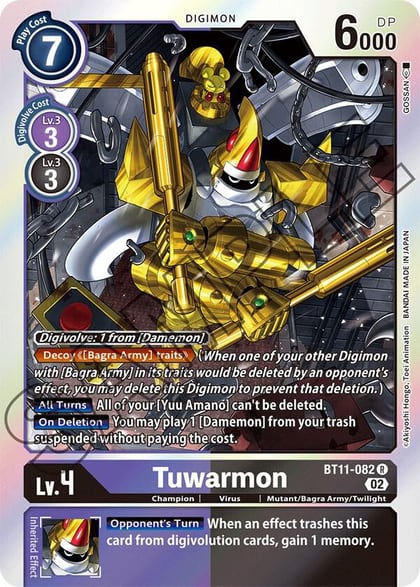 Tuwarmon, Dimensional Phase BT11-082 R