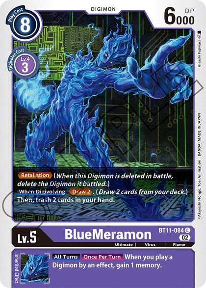BlueMeramon, Dimensional Phase BT11-084 C