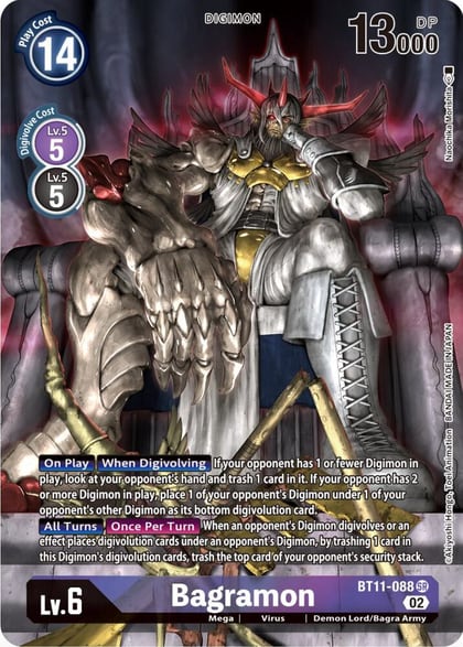 Bagramon (Alternate Art), Dimensional Phase BT11-088 SR