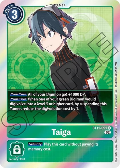 Taiga, Dimensional Phase BT11-091 R
