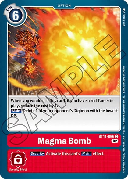 Magma Bomb, Dimensional Phase BT11-096 C