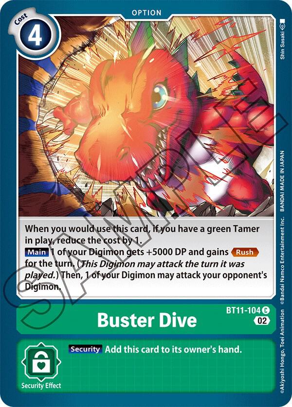 Buster Dive, Dimensional Phase BT11-104 C