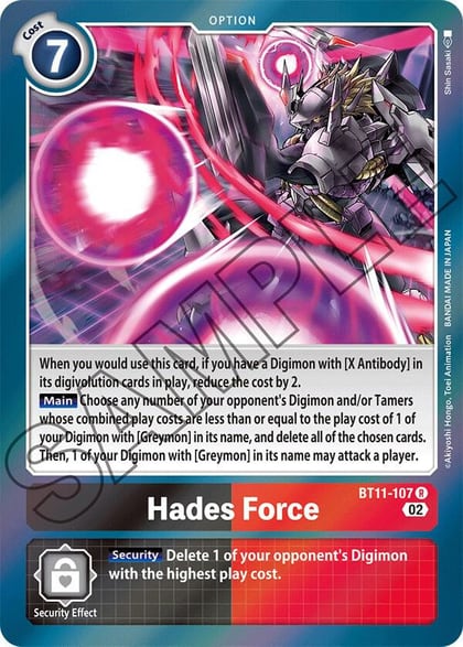 Hades Force, Dimensional Phase BT11-107 R