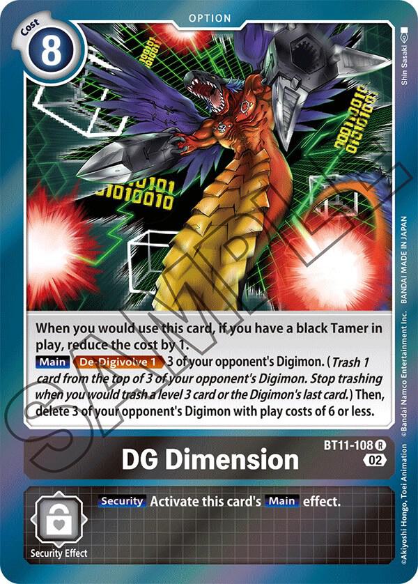 DG Dimension, Dimensional Phase BT11-108 R