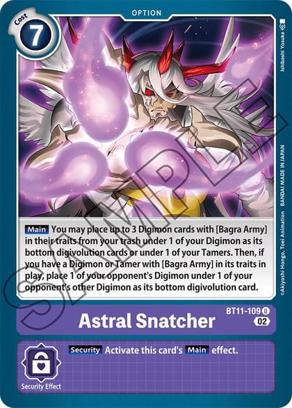 Astral Snatcher, Dimensional Phase BT11-109 U