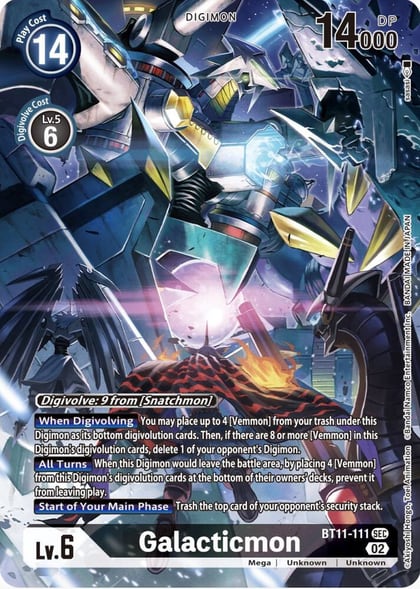 Galacticmon (Alternate Art), Dimensional Phase BT11-111 SEC