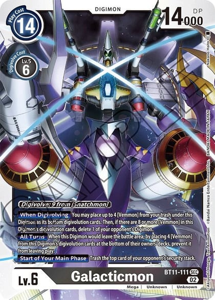 Galacticmon, Dimensional Phase BT11-111 SEC