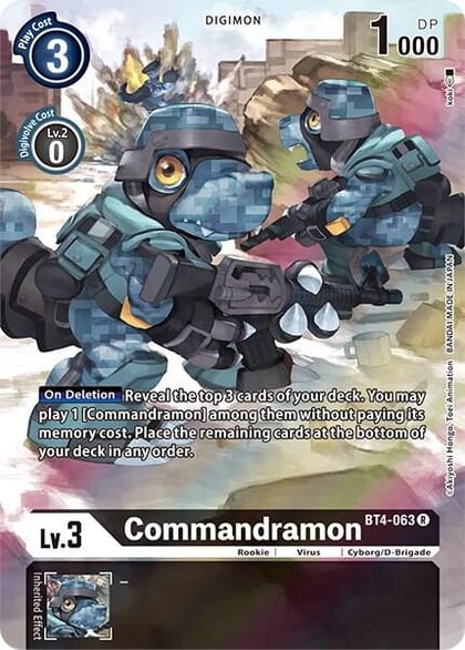Commandramon (Alternate Art), Dimensional Phase BT4-063 R