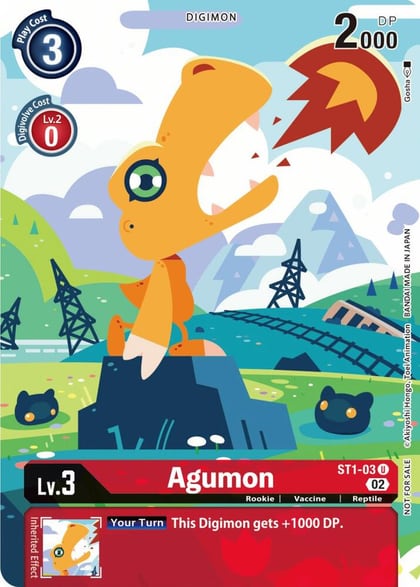 Agumon (Digimon Illustration Competition Pack 2022), Dimensional Phase ST1-03 U
