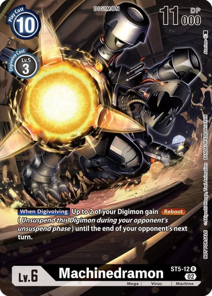 Machinedramon (Digimon Illustration Competition Pack 2022), Dimensional Phase ST5-12 R